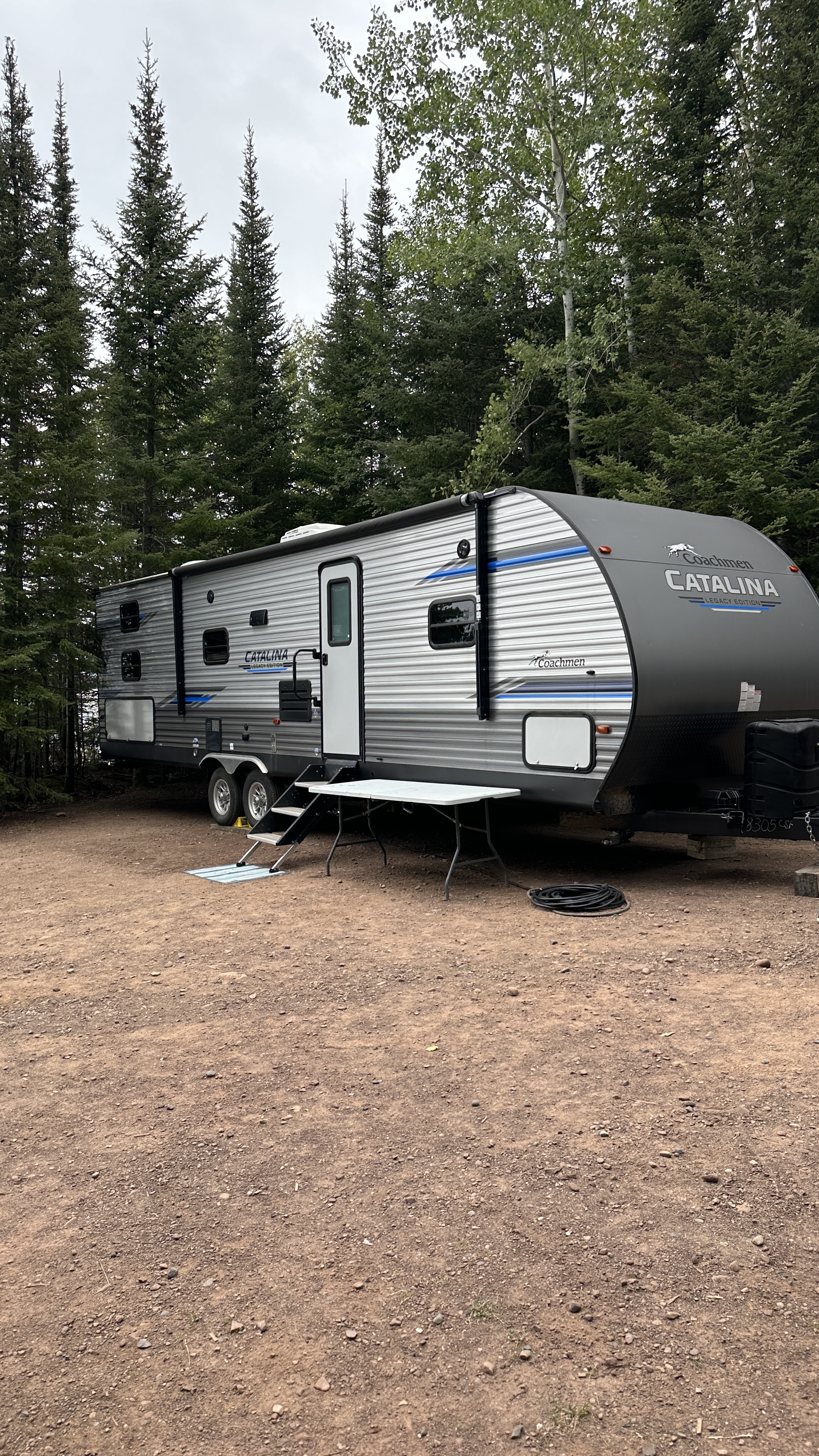 Prestige Worldwide at a Northern Ontario campsite